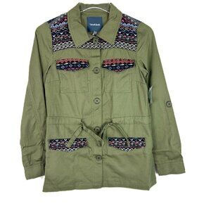 NWT Modcloth Assorted Occasions Anorak Utility Jacket Army Green Size XXS NEW